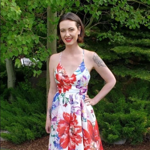 Floral gown - Picture 1 of 2